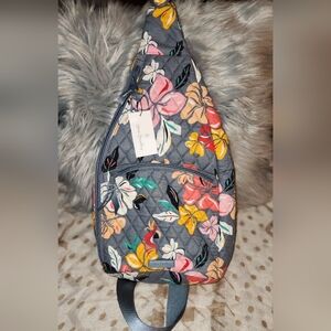 Vera Bradley quilted sling bag nwt